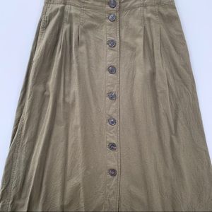 Madewell Patio Button skirt
